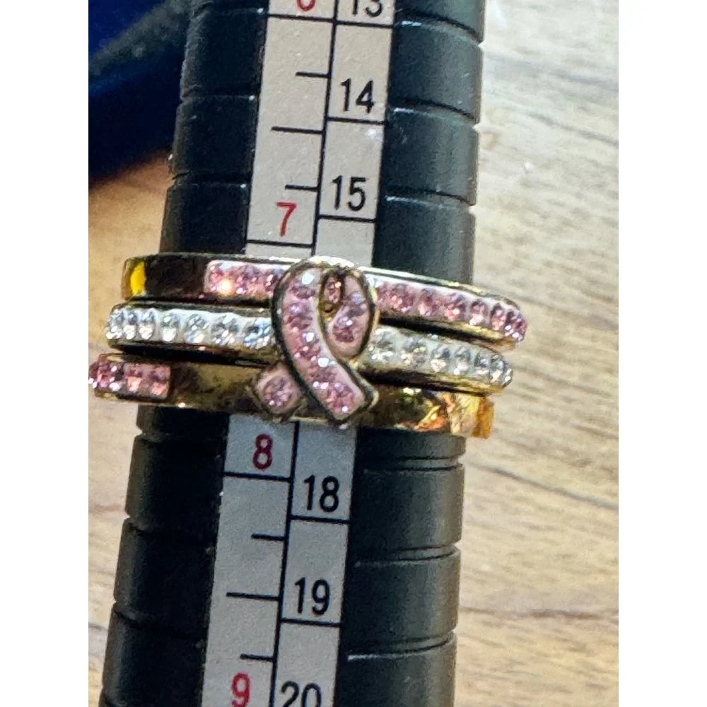 Hope Stackable Ring Set Size 7 1/2 - Picture 2 of 6